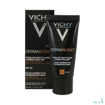 Vichy Fdt Dermablend Fluide 35 Sand 30 ml  -  Vichy