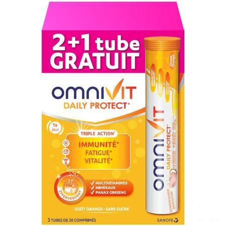 Omnivit Daily Protect Tripack Bruistabl 3X20  -  Sanofi