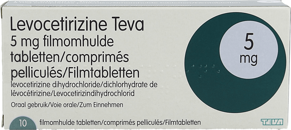 Levocetirizine Teva 5 mg Tabletten 10
