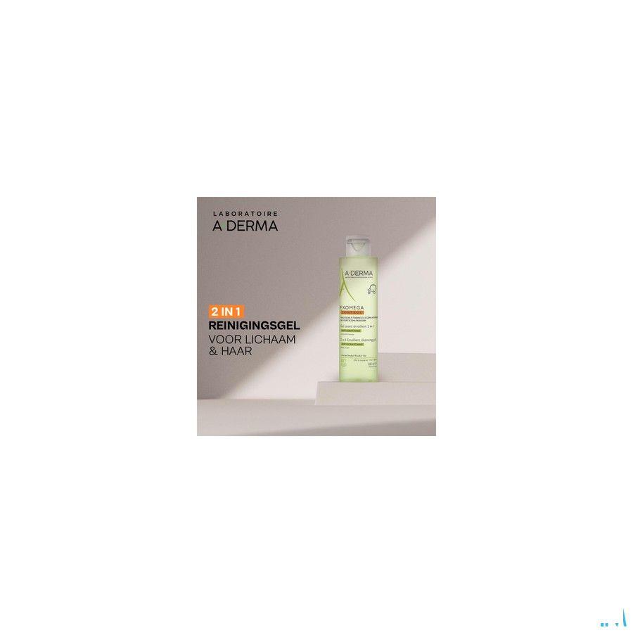 Aderma Exomega Control Gel Lavant 2en1 500 ml  -  Aderma