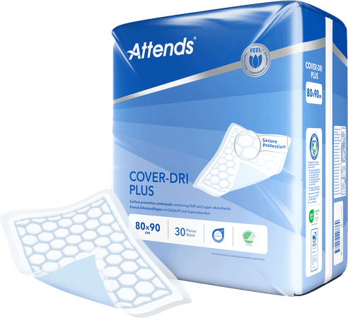 Attends Cover Dri Plus Onderleg 80 x  90cm 1X30