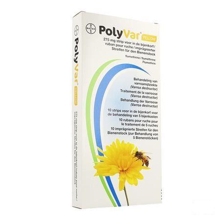 Polyvar Yellow 275 mg Strip Bijenkorf 10