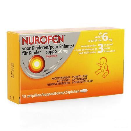 Nurofen Kind 60 mg Suppo 10 X 60 mg