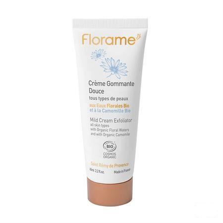 Florame Creme Gommante Douce Bio 65 ml  -  Natur'Inov