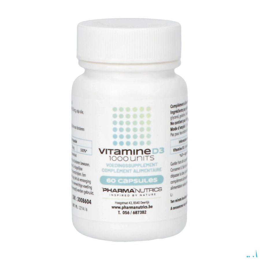 Vit D3 Capsule 60 Pharmanutrics  -  Pharmanutrics