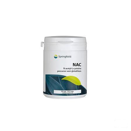 Nac N-acetyl-l-cysteine Pot V-Capsule 120  -  Springfield Nutraceuticals
