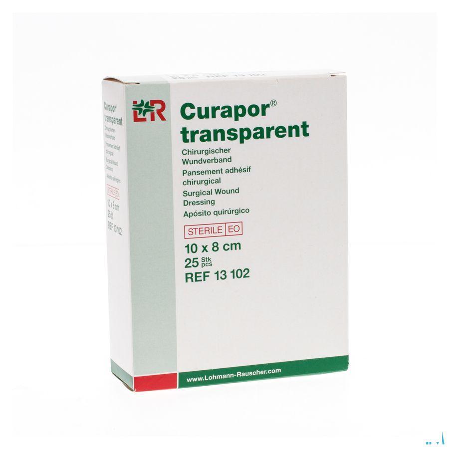 Curapor Transparant Steriel 10cmx 8cm 25 13102  -  Lohmann & Rauscher