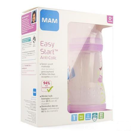 Mam Zuigfles Easy Start Anti colic 260 ml Meisje 2pack