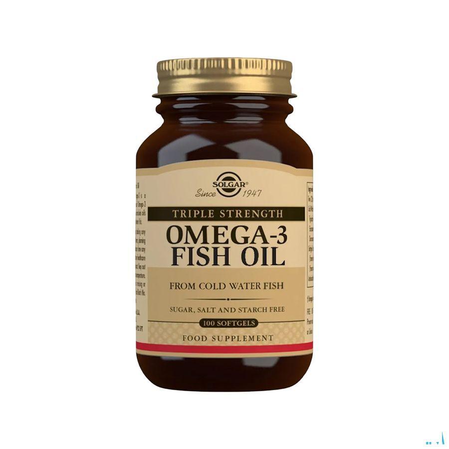 Solgar Omega 3 Triple Strength Softgel 100  -  Solgar Vitamins