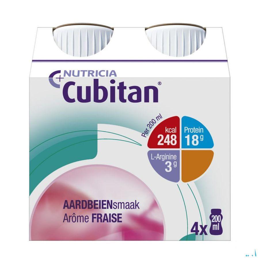 Cubitan Aardbei 4x200 ml  -  Nutricia