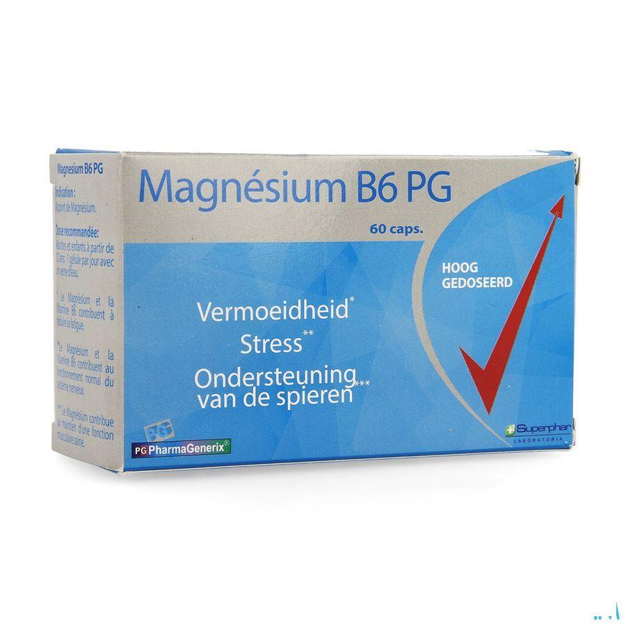 Magnesium B6 Pg Pharmagenerix Capsule 60  -  Superphar