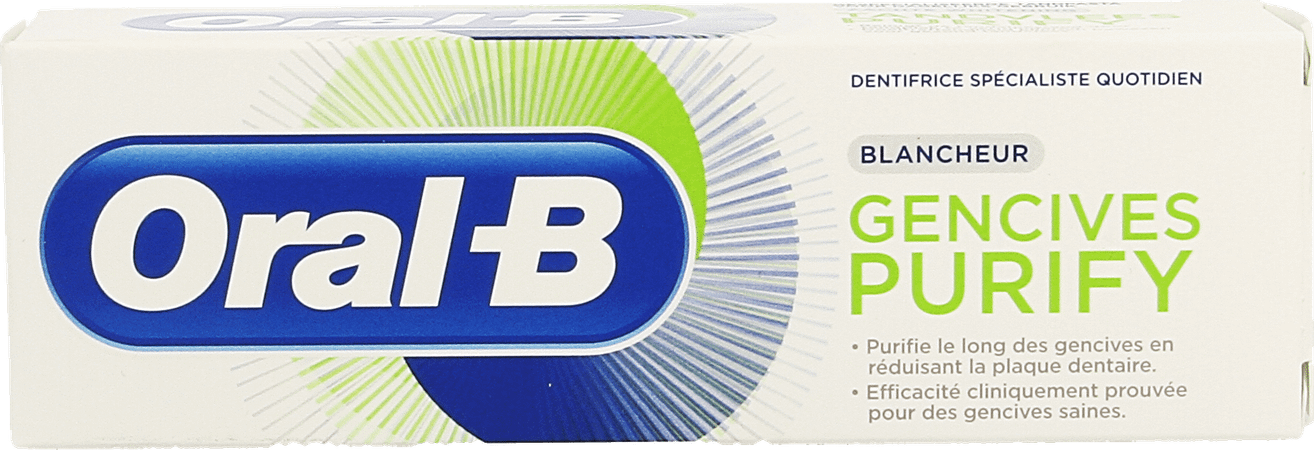 Oral B Dentifrice Purify Blancheur 75 ml