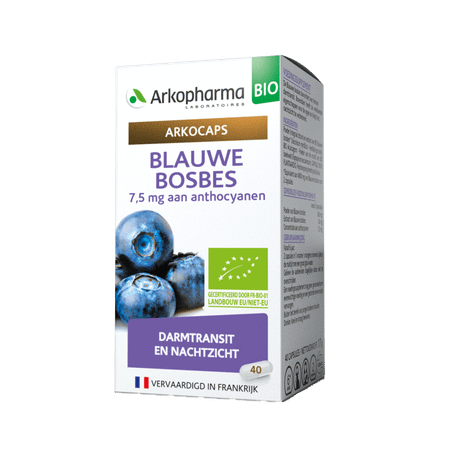 Arkocaps Blauwe Bosbesvrucht Bio Caps 40 Nf  -  Arkopharma
