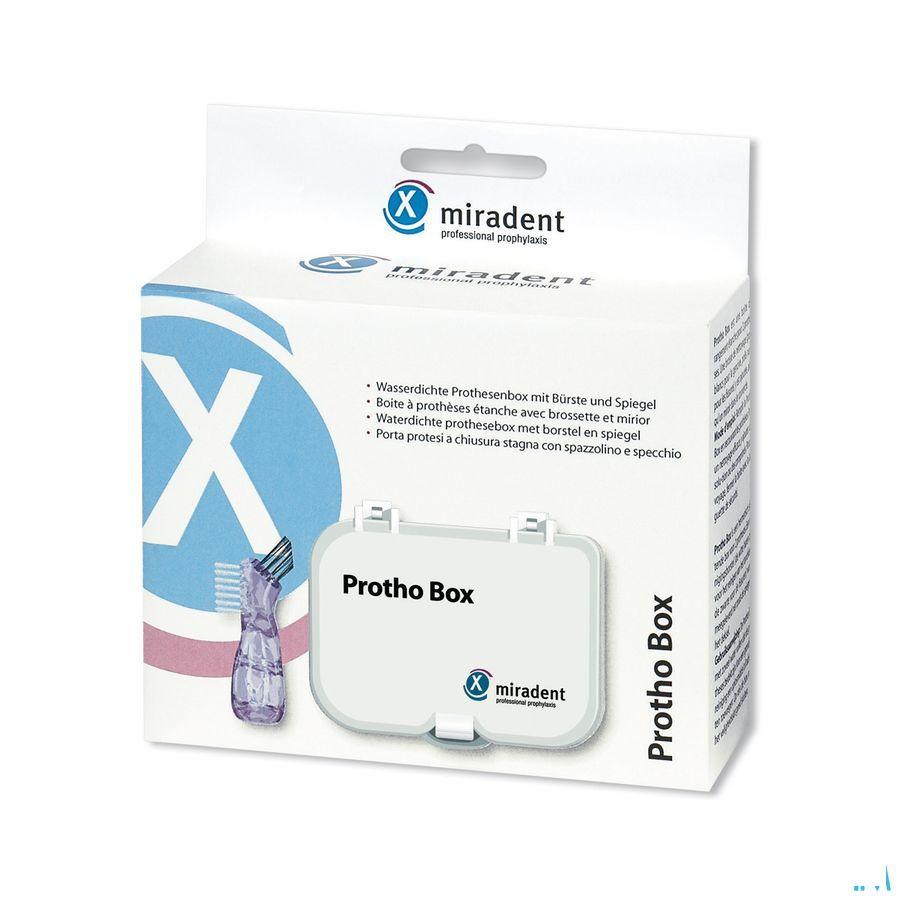 Miradent Protho Box Avec Brosse Prothese Dentaire  -  Eureka Pharma