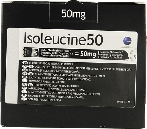 Isoleucine 50 Poeder Zakje 30x4g 