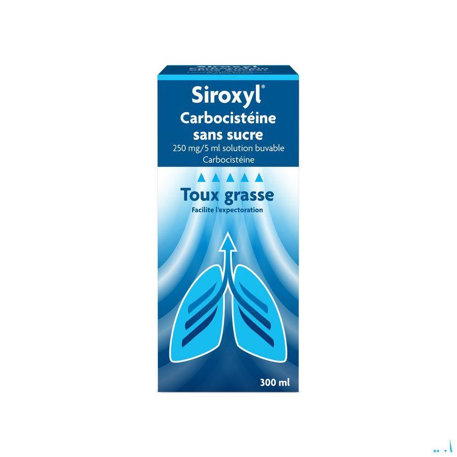 Siroxyl Sirop Sans Sucre/zonder Suiker 300 ml  -  Melisana