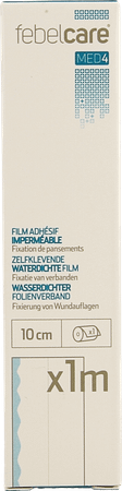 Febelcare Med4 Film Adhesif Wtp 10cm 1m 1