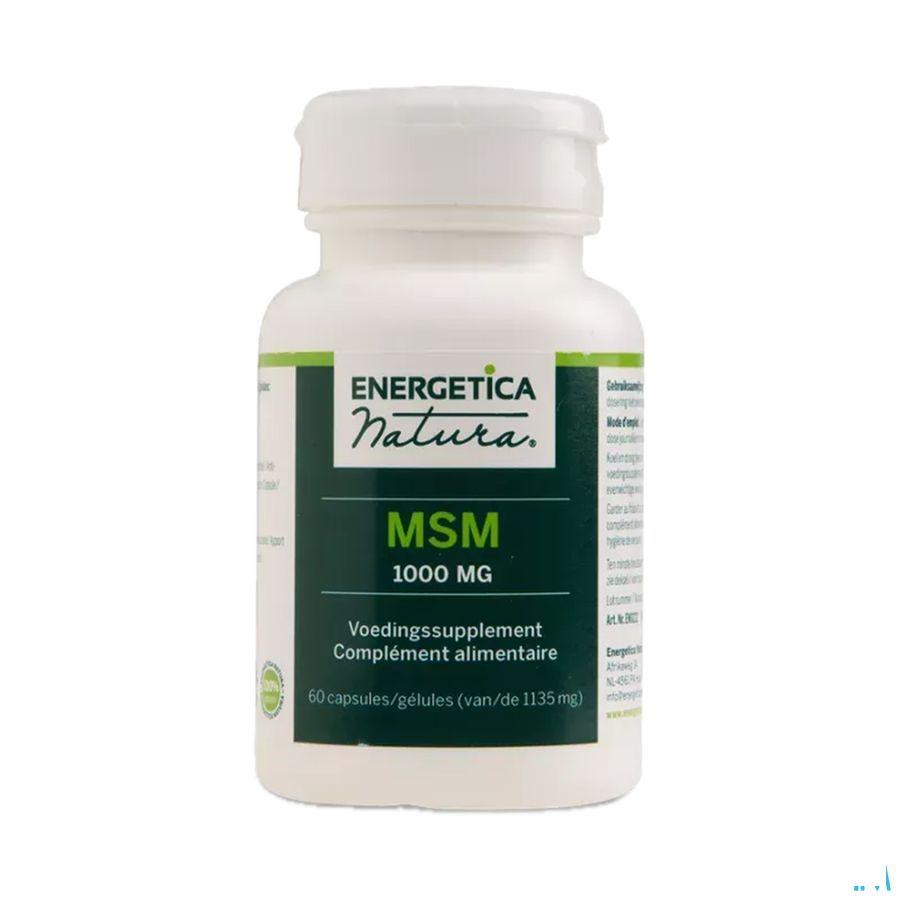 MSM 1000mg 60 capsules  -  Energetica Natura