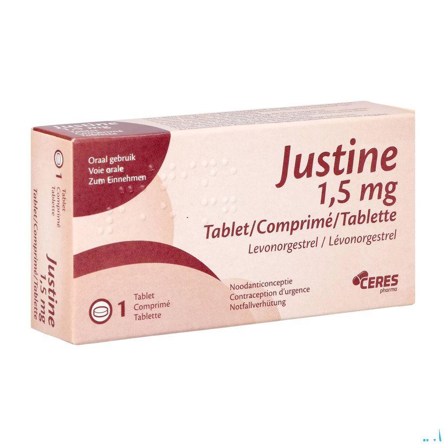 Justine 1,5mg Comp 1