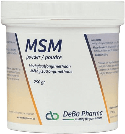 Msm Poeder Soluble - Oplosb 250 gr  -  Deba Pharma