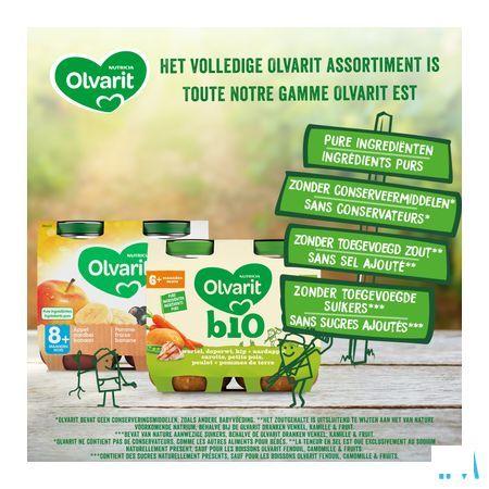 Olvarit Macaroni Tomaat Ham 2x250 gr 18m03  -  Nutricia