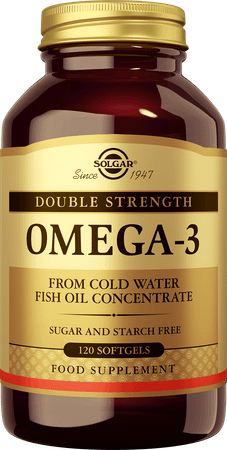 Solgar Omega-3 Double Strength Softgel 120  -  Solgar Vitamins