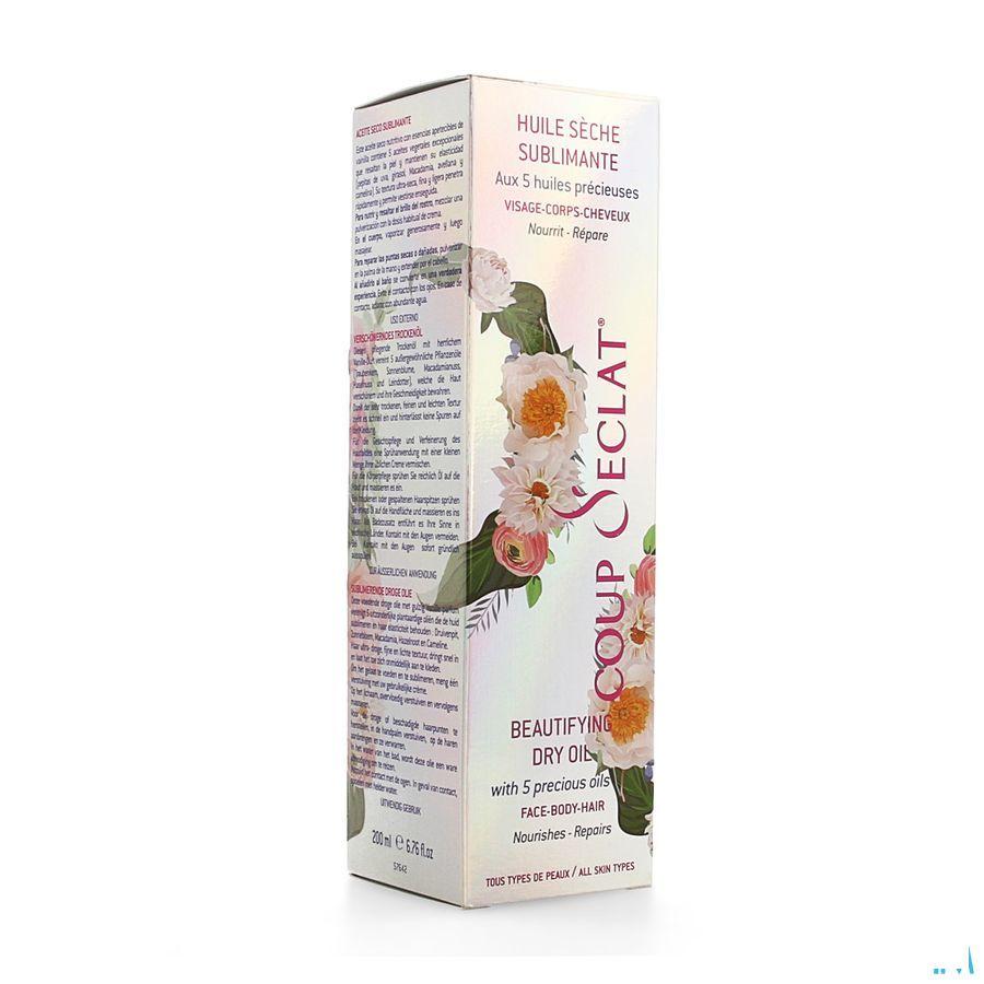 Coup D'Eclat Droge Olie Gelaat Lichaam Haar 200 ml  -  Asepta