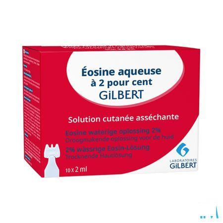 Gilbert Eosine Waterige Oplossing 2% Steriel 10x2 ml