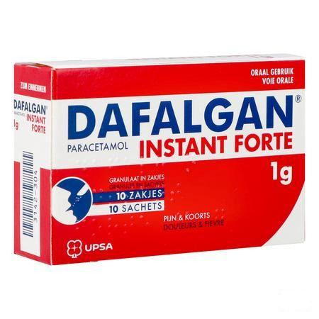 Dafalgan Instant Forte Gran Zakjes 10x1000 mg