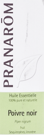 Zwarte Peper Essentiele Olie 5 ml  -  Pranarom