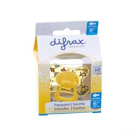 Difrax Fopspeen Natural 6 + M  -  Difrax