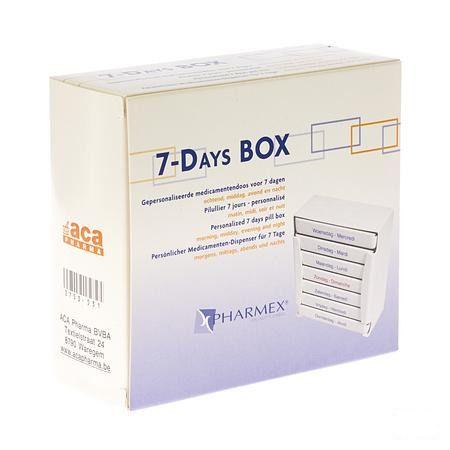 Pharmex Pillbox 7 Dagen  -  Infinity Pharma