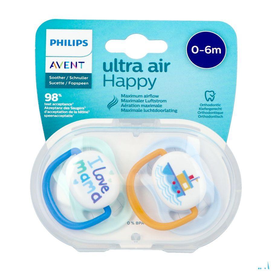 Philips Avent Fopspeen 0M+ Happy Boy  -  Bomedys