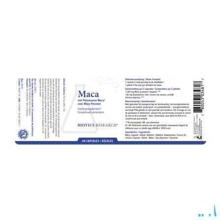 Biotics Maca 60 capsules  -  Energetica Natura
