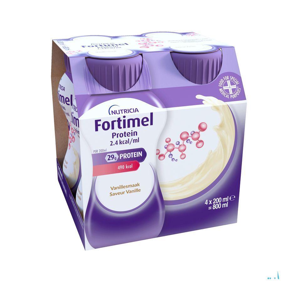 Fortimel Protein 2.4Kcal Vanille 4 x 200 ml