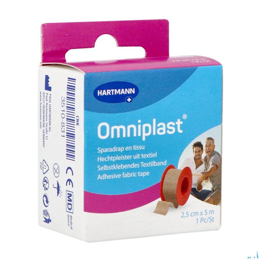 Omniplast 2,5cmx5m 1 P/s  -  Hartmann