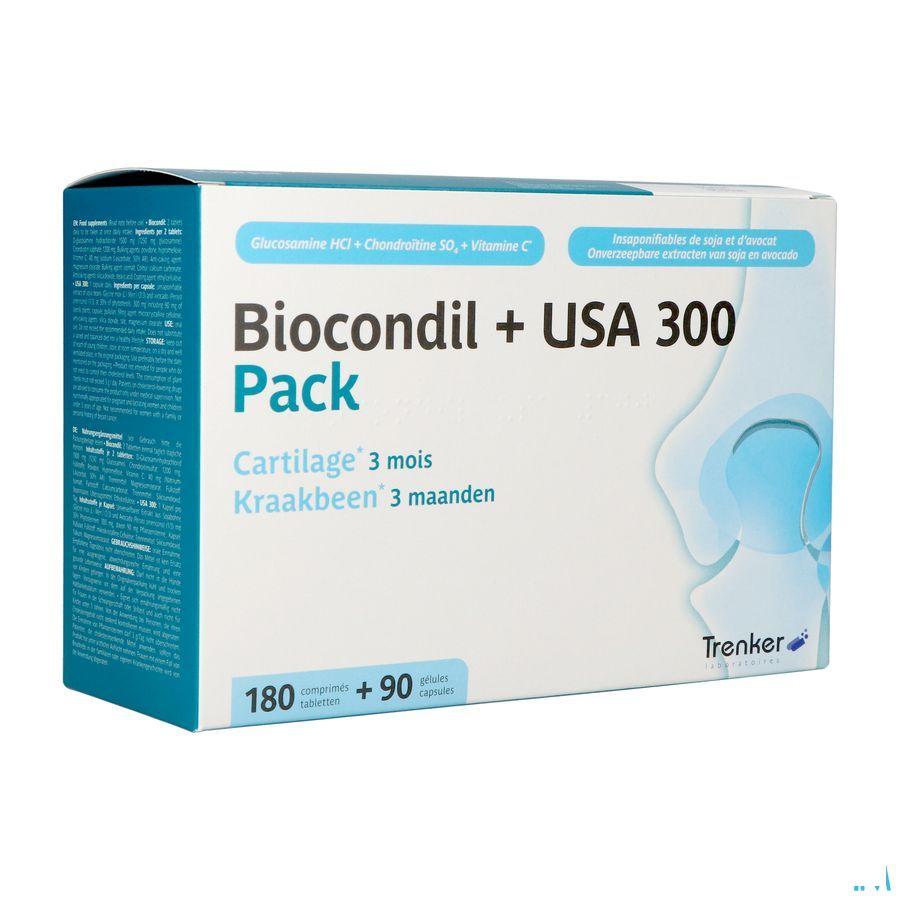 Biocondil Usa 300 Filmomh Tabl 180 + Caps 90