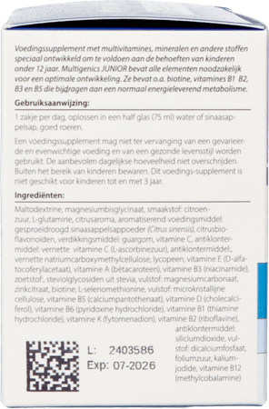 Multigenics Junior V3 Pdr Zakje 30 Metagenics