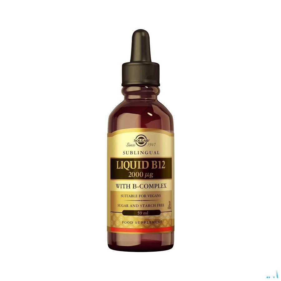 Solgar Liquid B12 2000Mcg Fl Gouttes 59 ml  -  Solgar Vitamins