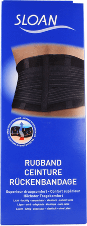 Sloan Classic Gordel Zwart M