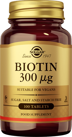 Solgar Biotin Comp 100X300Mcg  -  Solgar Vitamins