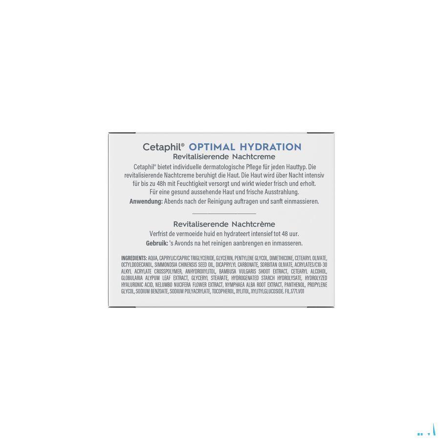 Cetaphil Optimal Hydration Cr Nuit Revitalisant48G