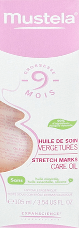 Mustela 9m Huile Soin Vegetures 100 ml