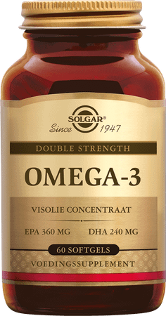 Solgar Omega-3 Double Strength Softgel 60  -  Solgar Vitamins