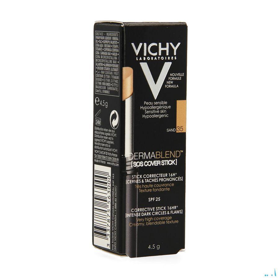 Vichy Fdt Dermablend Sos Cover Stick 35 14h 4,5 gr  -  Vichy
