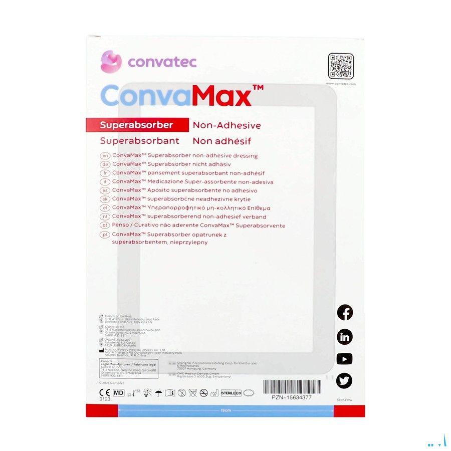 Convamax Superabsorber N/Adhesif 15Cm x 20Cm 10