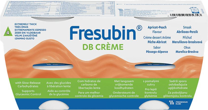 Fresubin Db Creme 125 gr abrikoos perzik  -  Fresenius