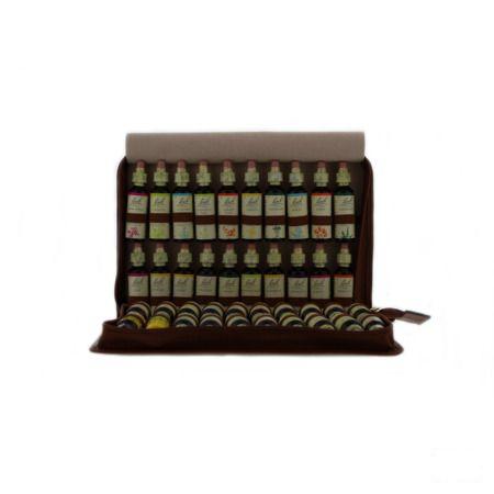 Bach Flower Remedie Set Compl. Lederen Map 40x20 ml