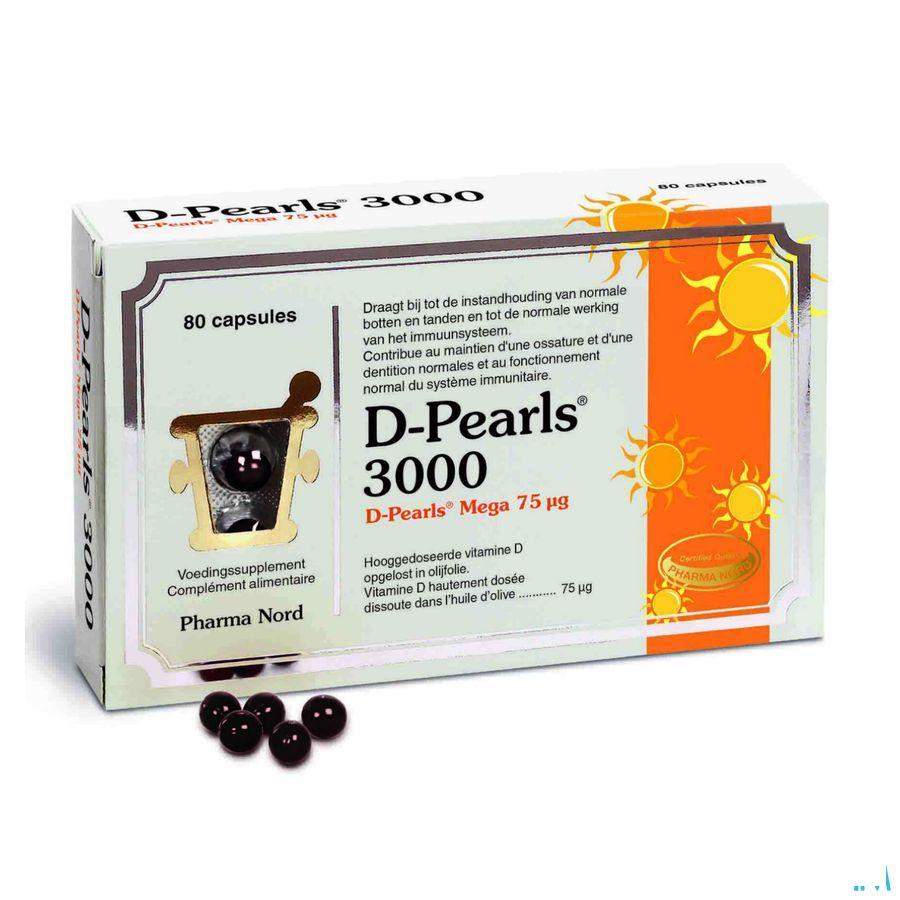 D-pearls 3000 Capsule 80  -  Pharma Nord