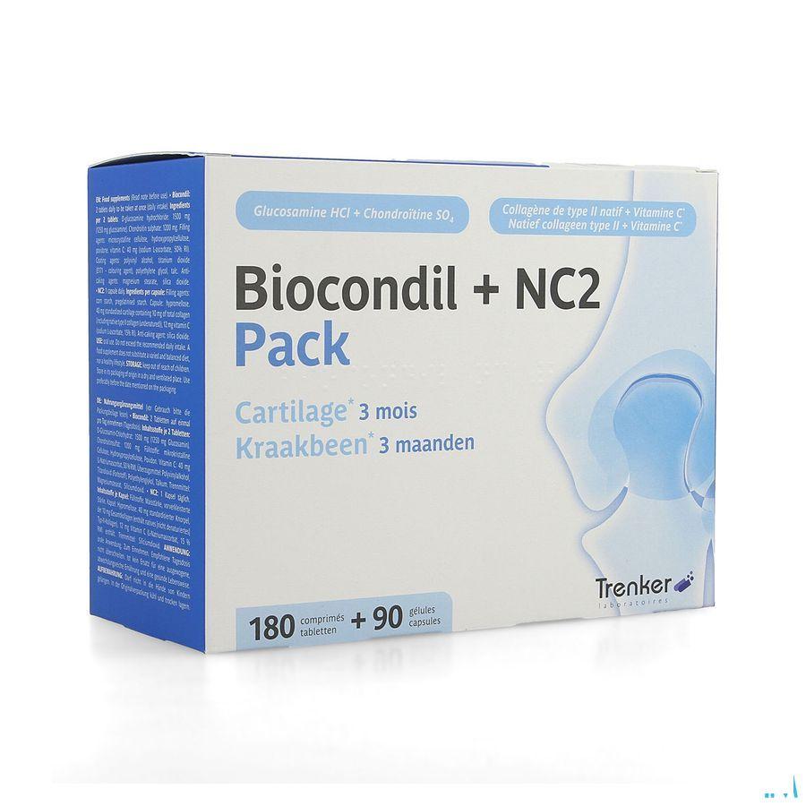 Biocondil Nc2 Filmomhulde tabl 180 + Gel 90  -  Trenker